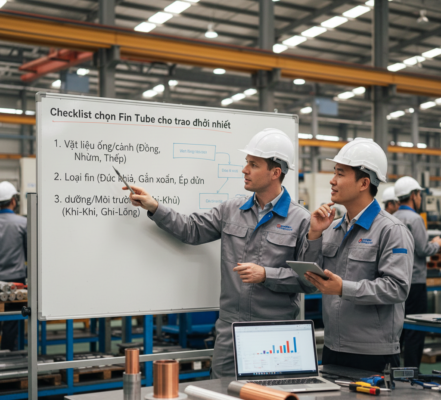 Checklist chọn fin tube cho trao đổi nhiệt