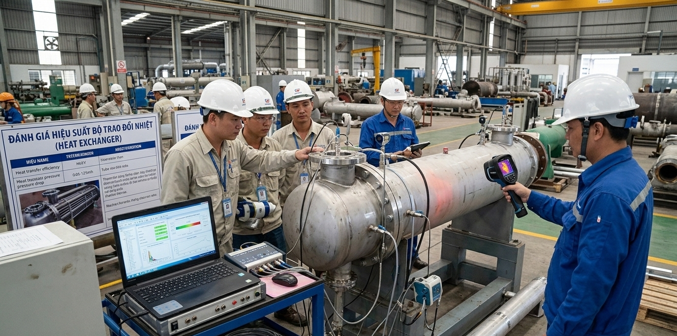 Đánh giá hiệu suất bộ trao đổi nhiệt