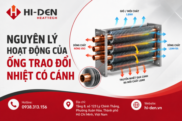 Nguyên lý hoạt động của ống trao đổi nhiệt có cánh